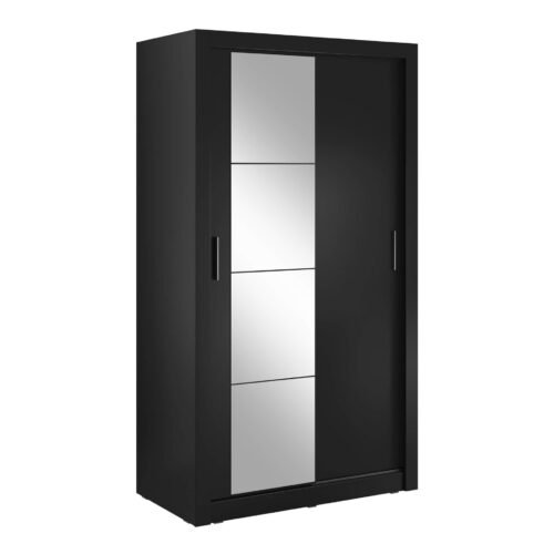 ARTI AR-06 black two-door sliding wardrobe