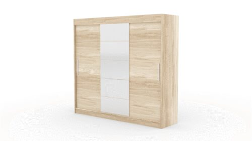 Sliding wardrobe with mirror ERWIN 235 Sonoma ADRK