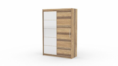 Sliding wardrobe with mirror ESTI 150 Murano ADRK