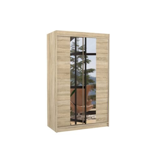 Sliding wardrobe with mirror MARVIN 120 Sonoma ADRK