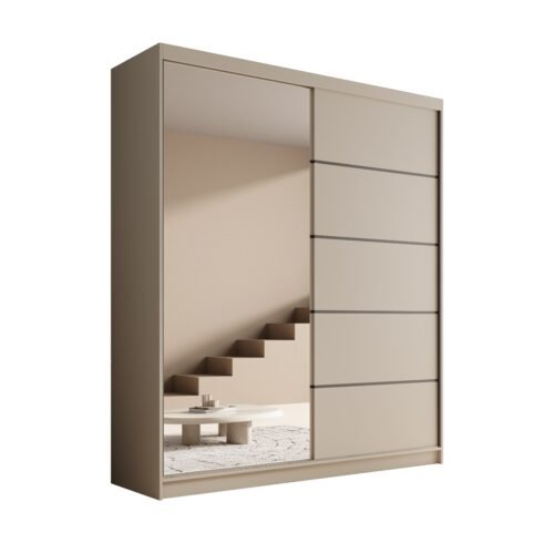 Nico 180 Cashmere ADRK mirrored wardrobe
