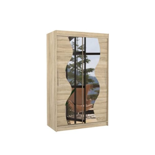 OSWALD 120 Sonoma ADRK sliding wardrobe with mirror