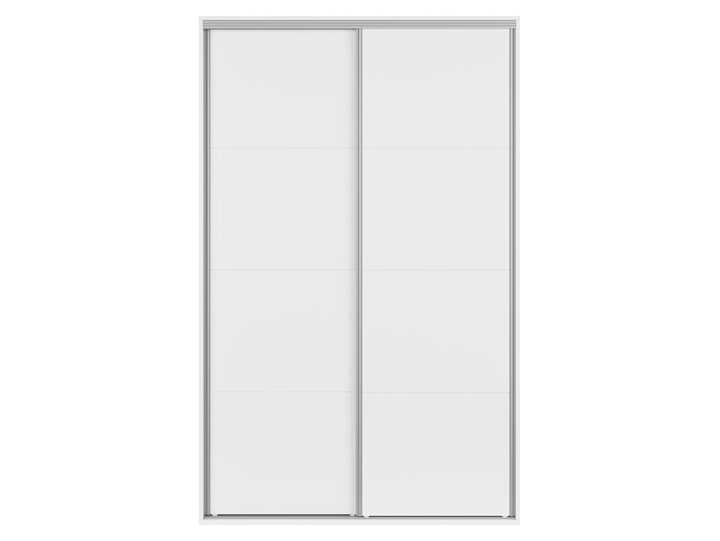 FLEX wardrobe with sliding doors, 150 cm, white