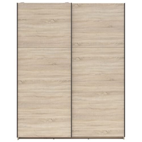 TETRIX wardrobe with sliding doors, 153 cm, Sonoma oak