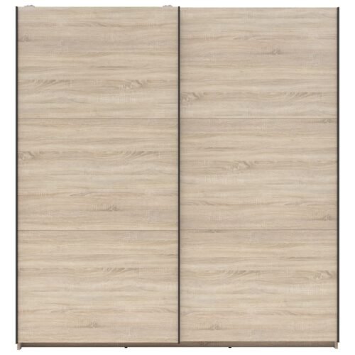 TETRIX wardrobe with sliding doors, 183 cm, Sonoma oak