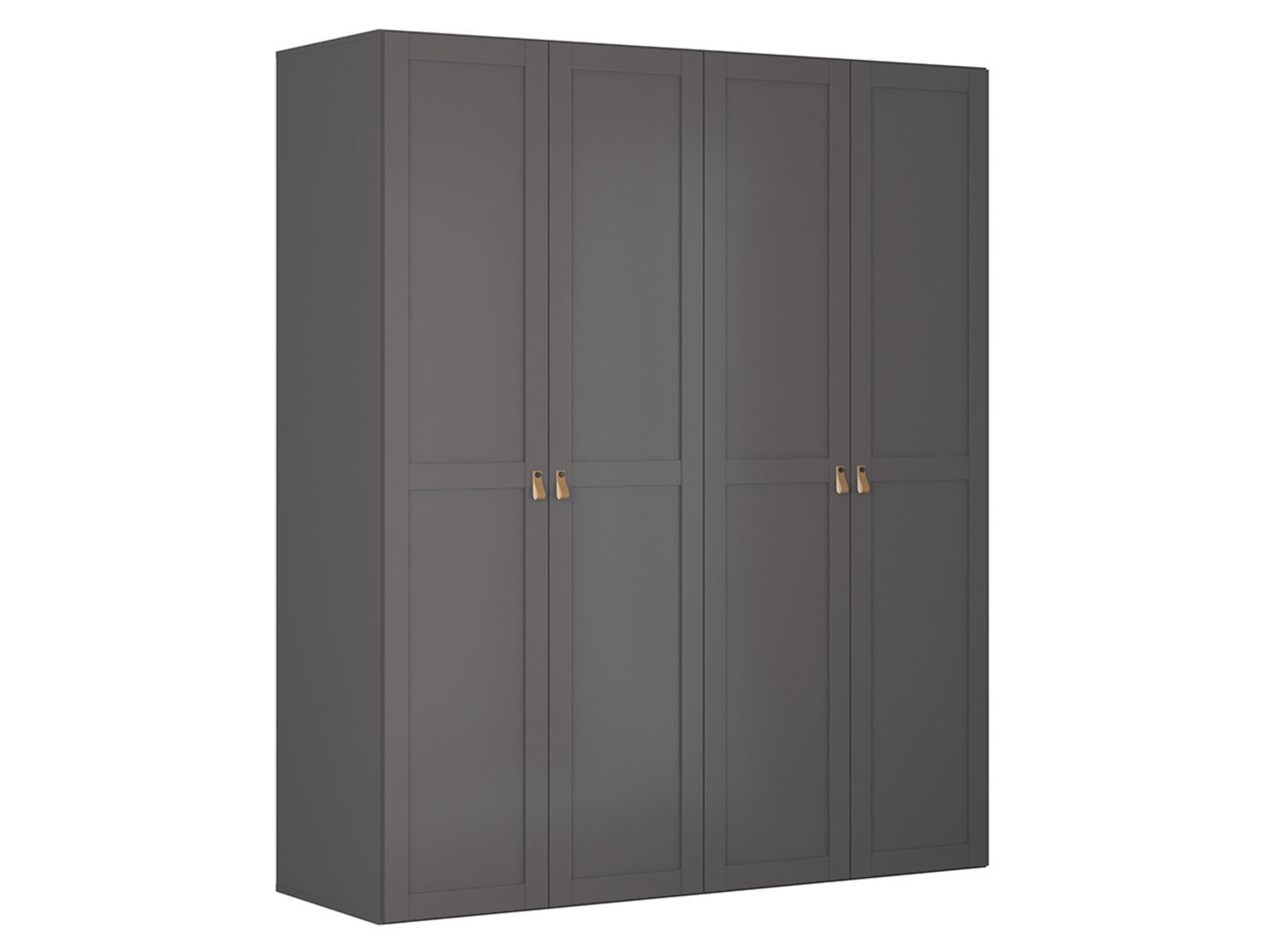 FLEX four-door wardrobe 200 cm graphite color