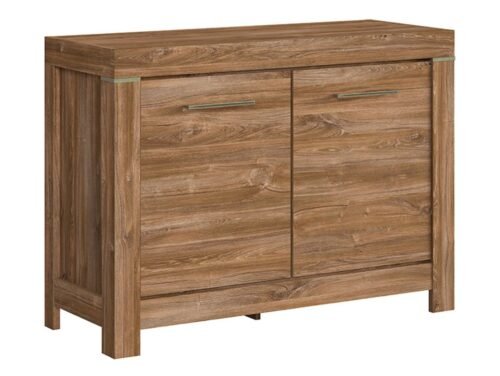 GENT two-door cabinet, 115 cm, oak color, Stirling color