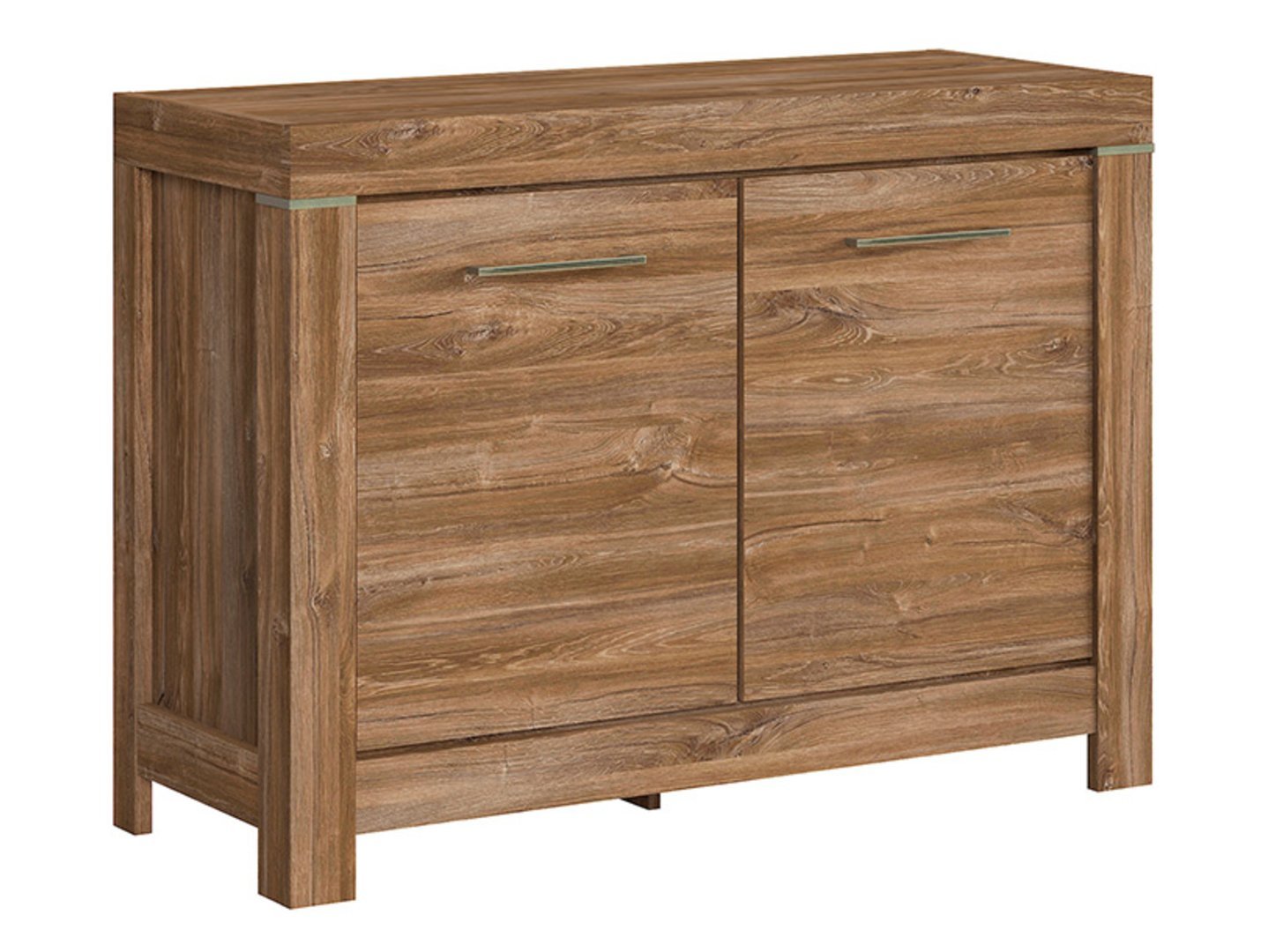GENT two-door cabinet, 115 cm, oak color, Stirling color