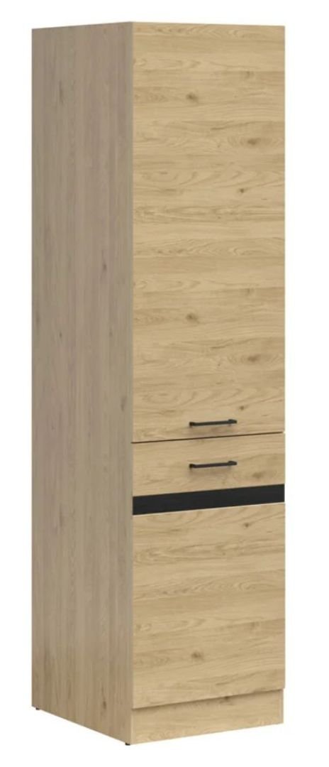 Tall kitchen cabinet, right column, 50x195 cm, JUNONA LINE, Bernstein oak/Bernstein oak