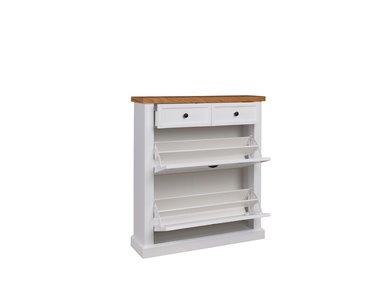 Shoe cabinet GALINEO 01 white/natural oak ADRK - Image 2