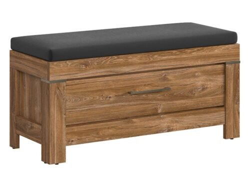 GENT shoe cabinet, 101 cm, Stirling oak