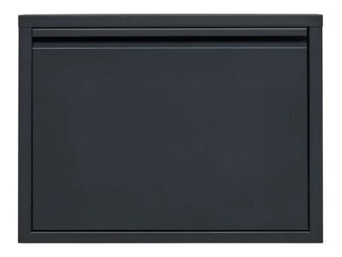 Fly metal shoe cabinet with one door, 50x37x15, anthracite color
