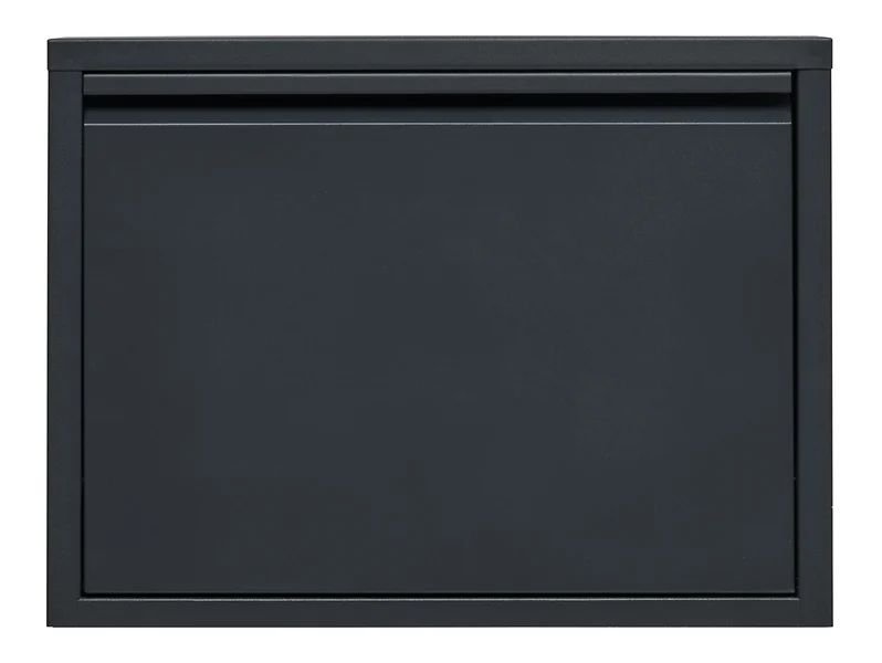 Fly metal shoe cabinet with one door, 50x37x15, anthracite color