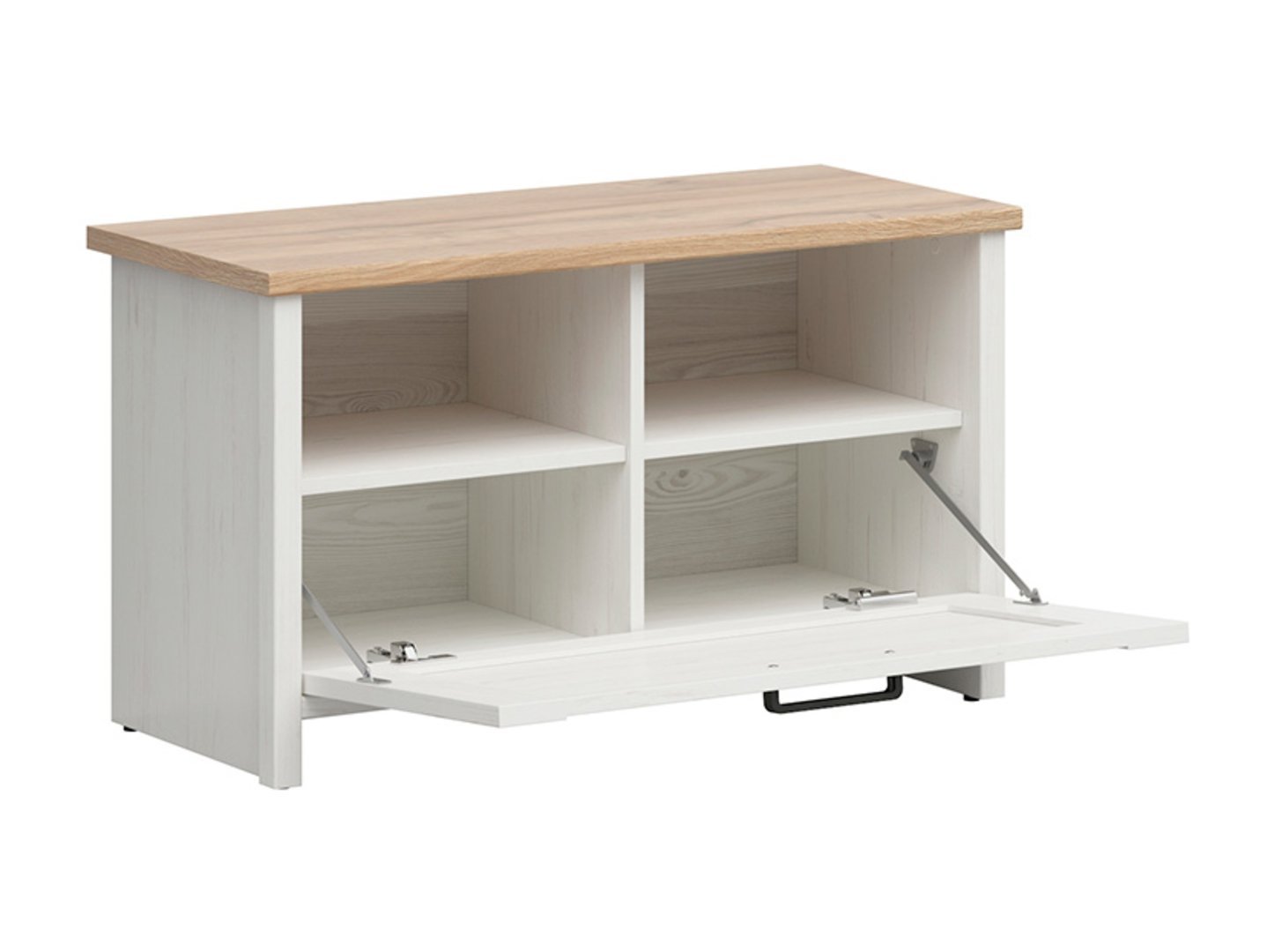 LOKSA shoe cabinet 84.5 cm andersen pine white - Image 3