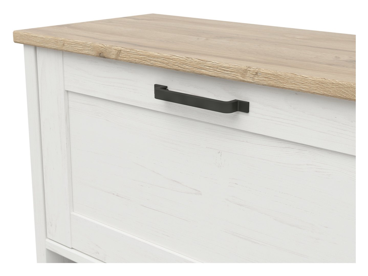 LOKSA shoe cabinet 84.5 cm andersen pine white - Image 4