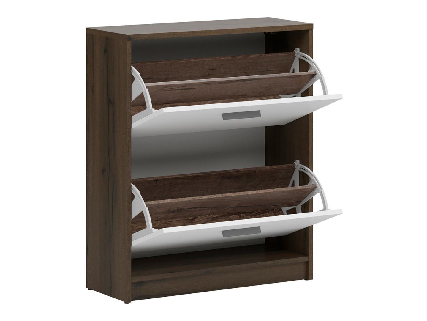 NEPO PLUS shoe cabinet 70 cm, noble oak/white - Image 2