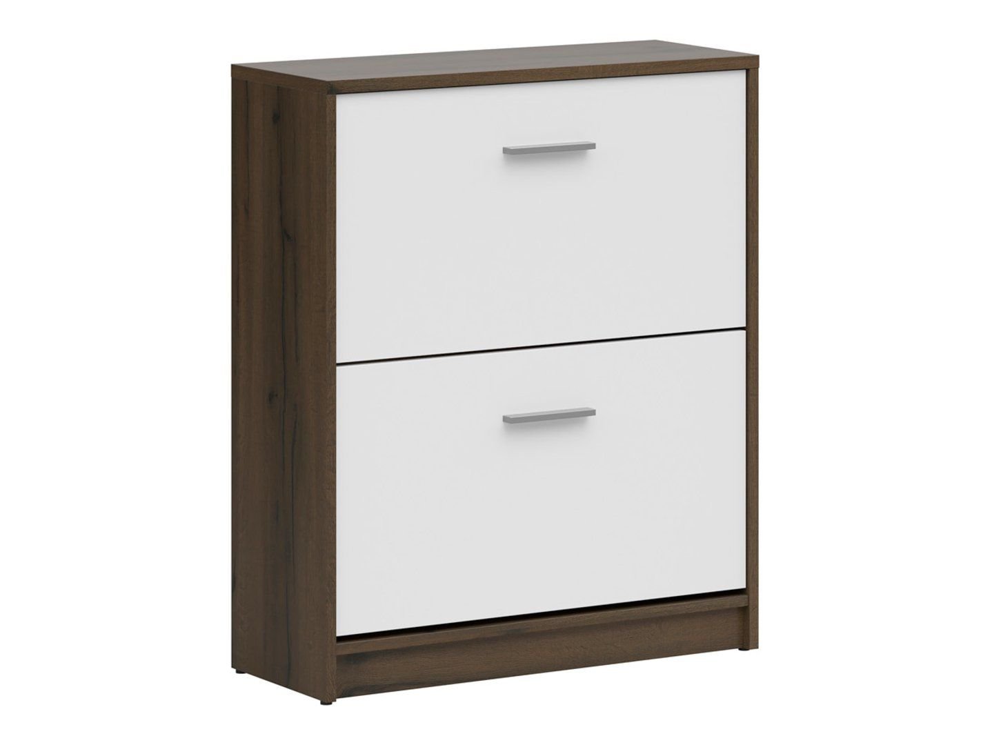 NEPO PLUS shoe cabinet 70 cm, noble oak/white