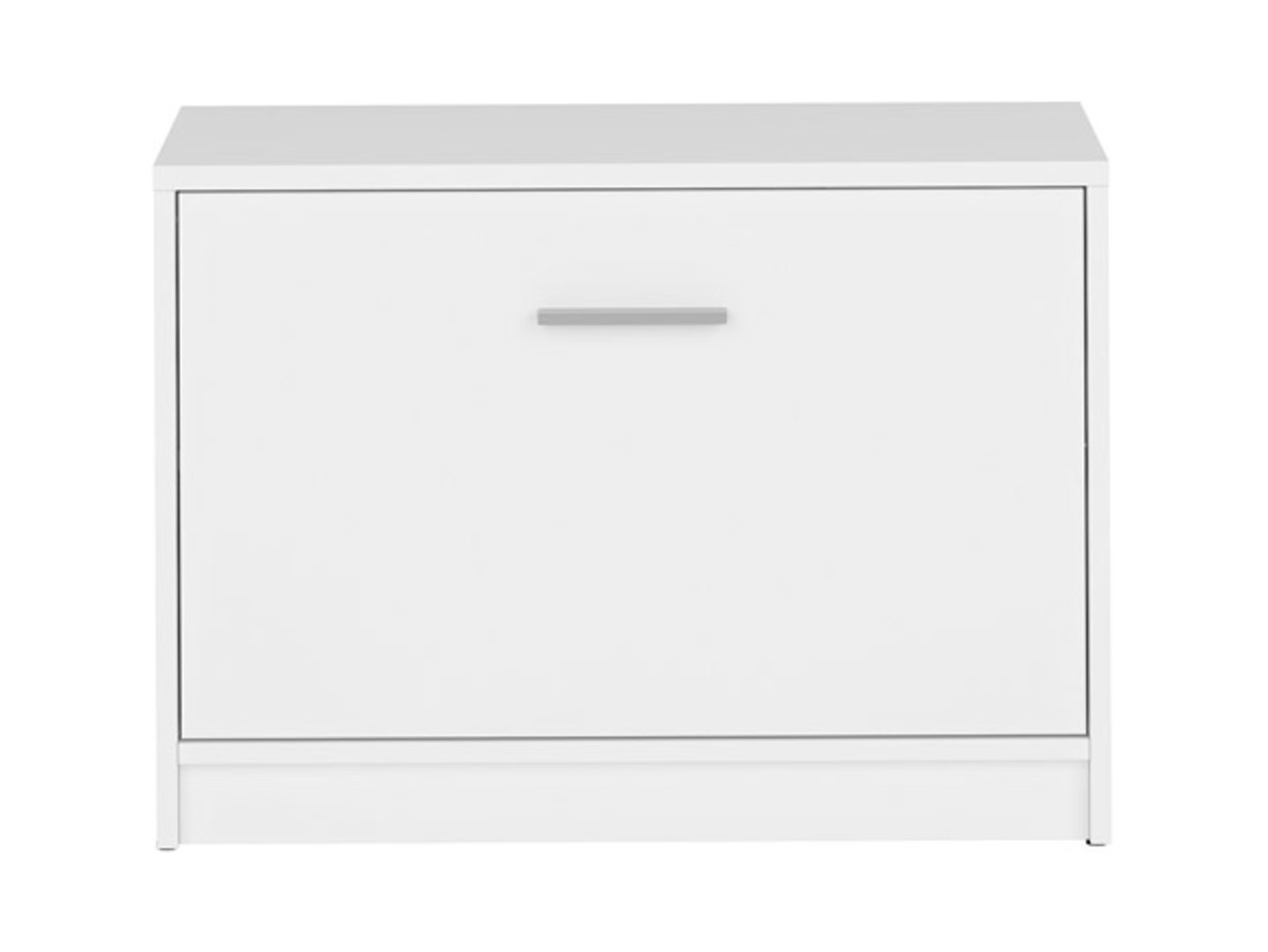 Low shoe cabinet NEPO PLUS 70 cm, white - Image 2