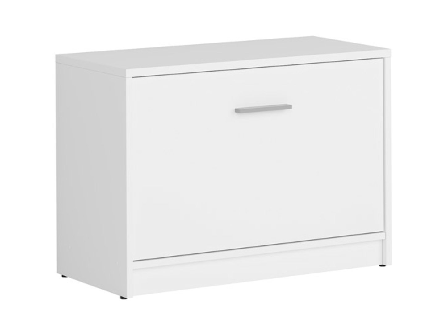 Low shoe cabinet NEPO PLUS 70 cm, white