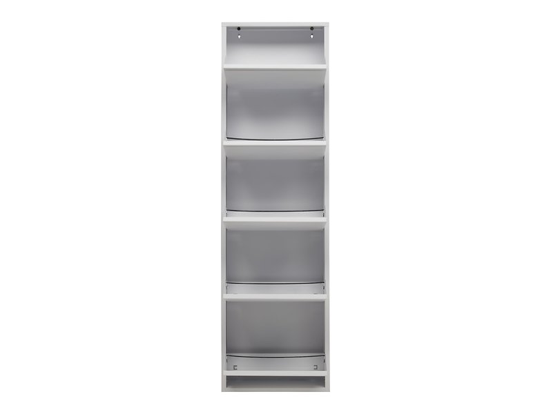 Fly five-door metal shoe cabinet 50x169.5x15 white - Image 2
