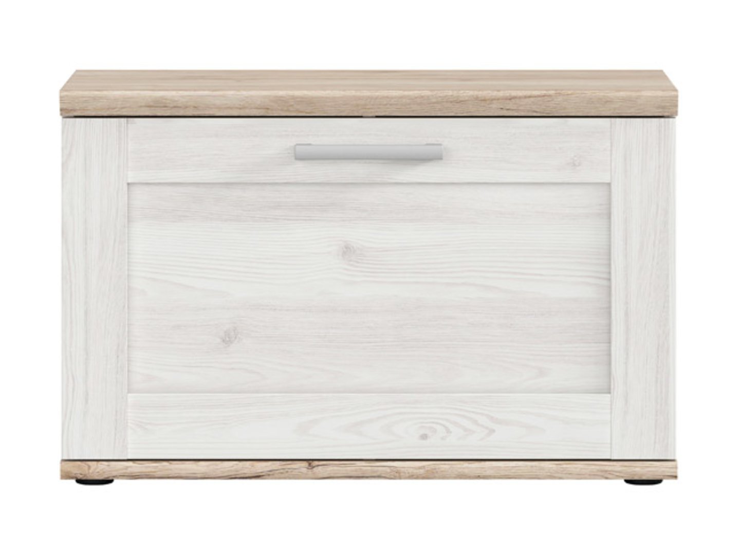 ROMANCE shoe cabinet 76 cm light Sibiu larch/light San Remo oak - Image 3