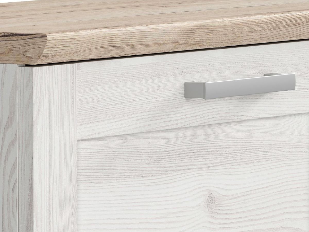 ROMANCE shoe cabinet 76 cm light Sibiu larch/light San Remo oak - Image 4