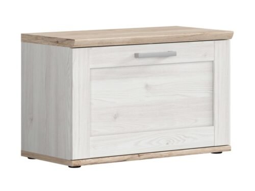 ROMANCE shoe cabinet 76 cm light Sibiu larch/light San Remo oak