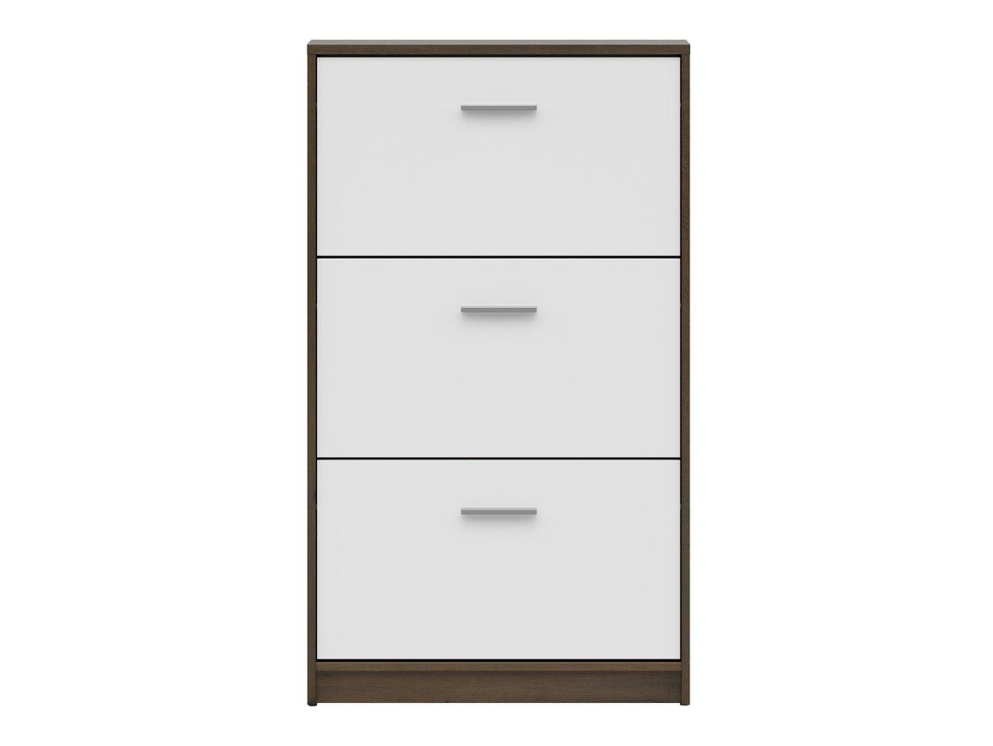 NEPO PLUS high shoe cabinet 70 cm, noble oak/white - Image 3