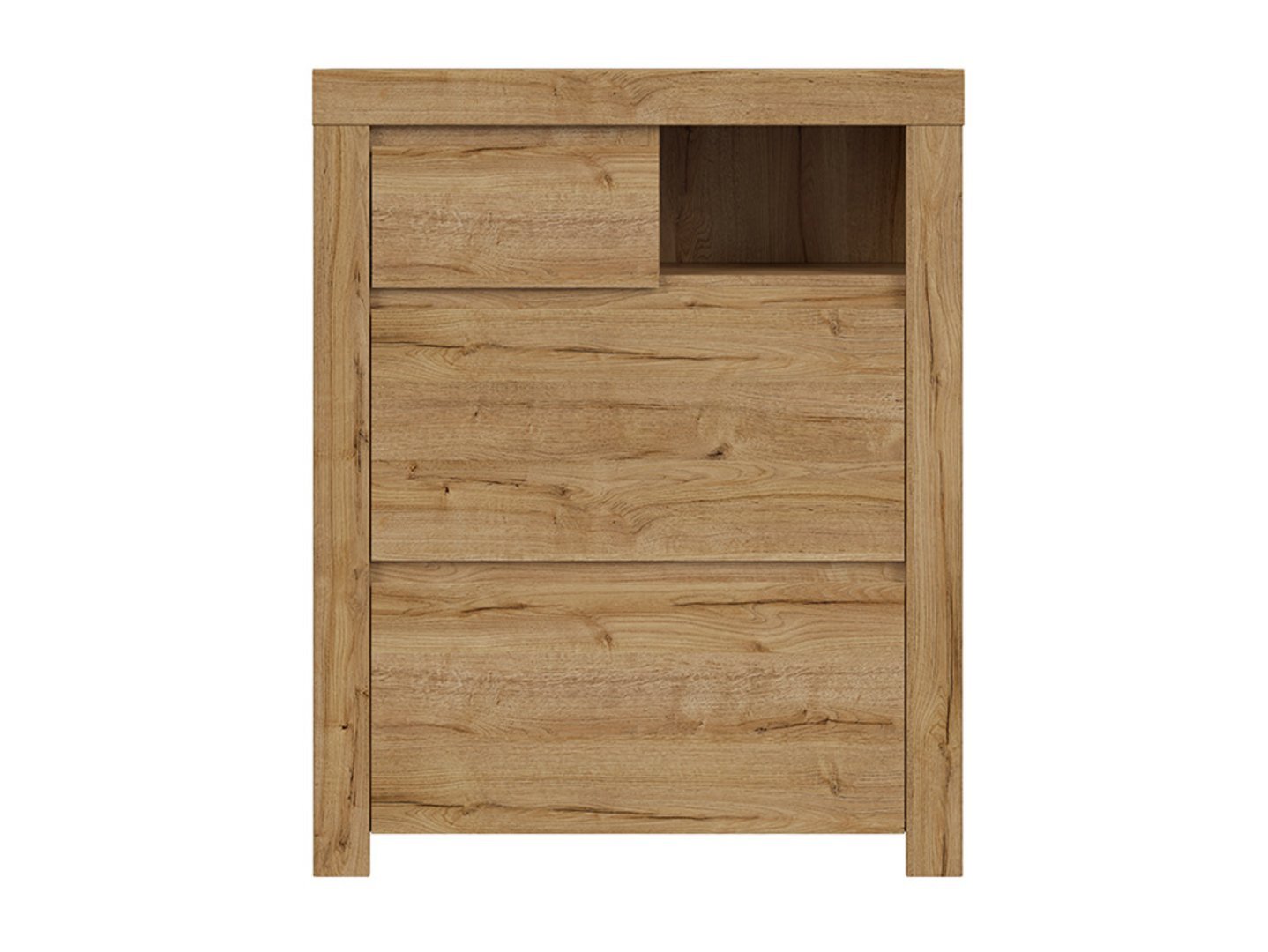 HOLTEN shoe cabinet with drawer, 92.5 cm, Waterford oak - Image 2