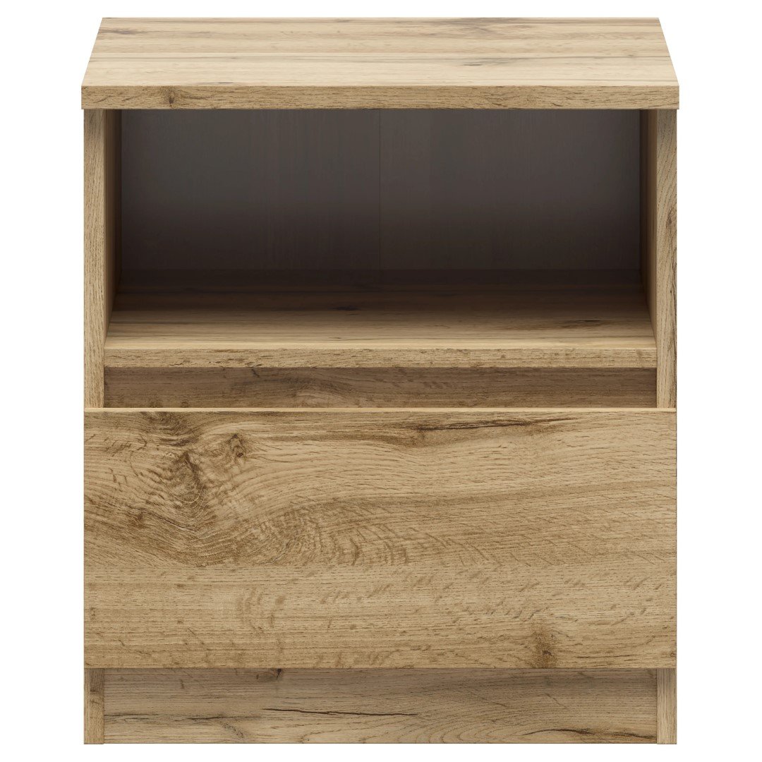 TETRIX bedside table, 45 cm, oak color, Wotan - Image 2