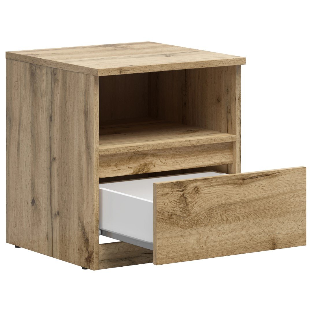 TETRIX bedside table, 45 cm, oak color, Wotan - Image 3