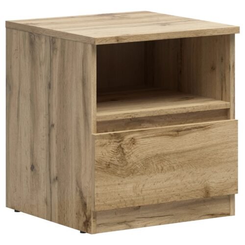 TETRIX bedside table, 45 cm, oak color, Wotan