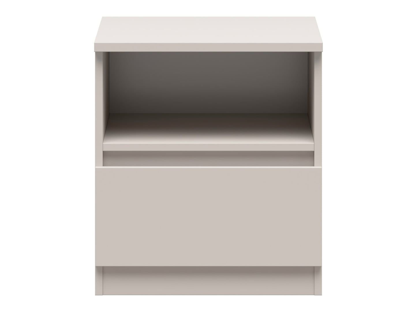 TETRIX bedside table, 45 cm, cashmere - Image 2