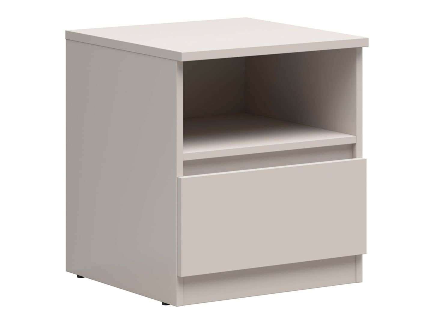 TETRIX bedside table, 45 cm, cashmere - Image 5