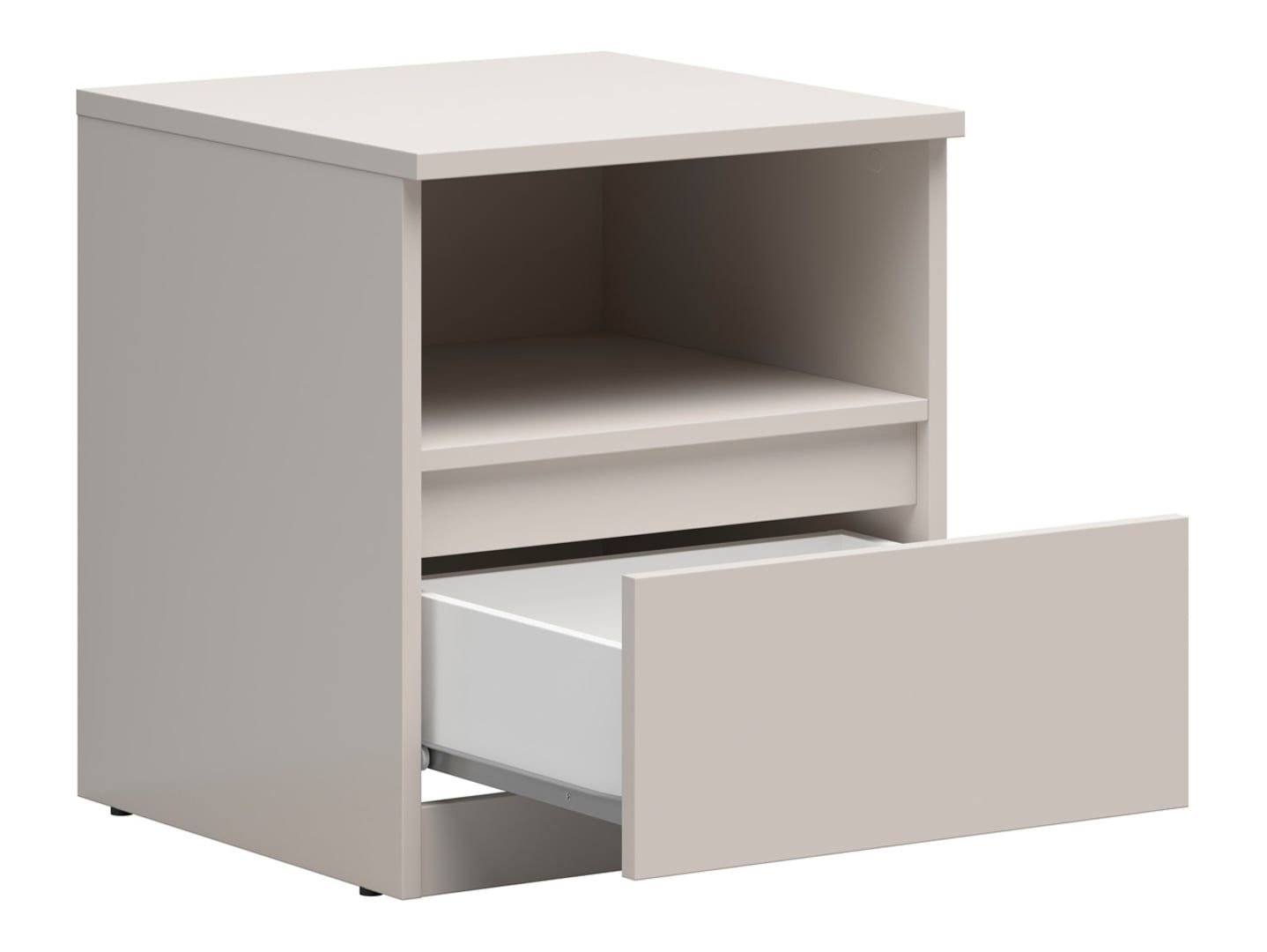 TETRIX bedside table, 45 cm, cashmere - Image 6