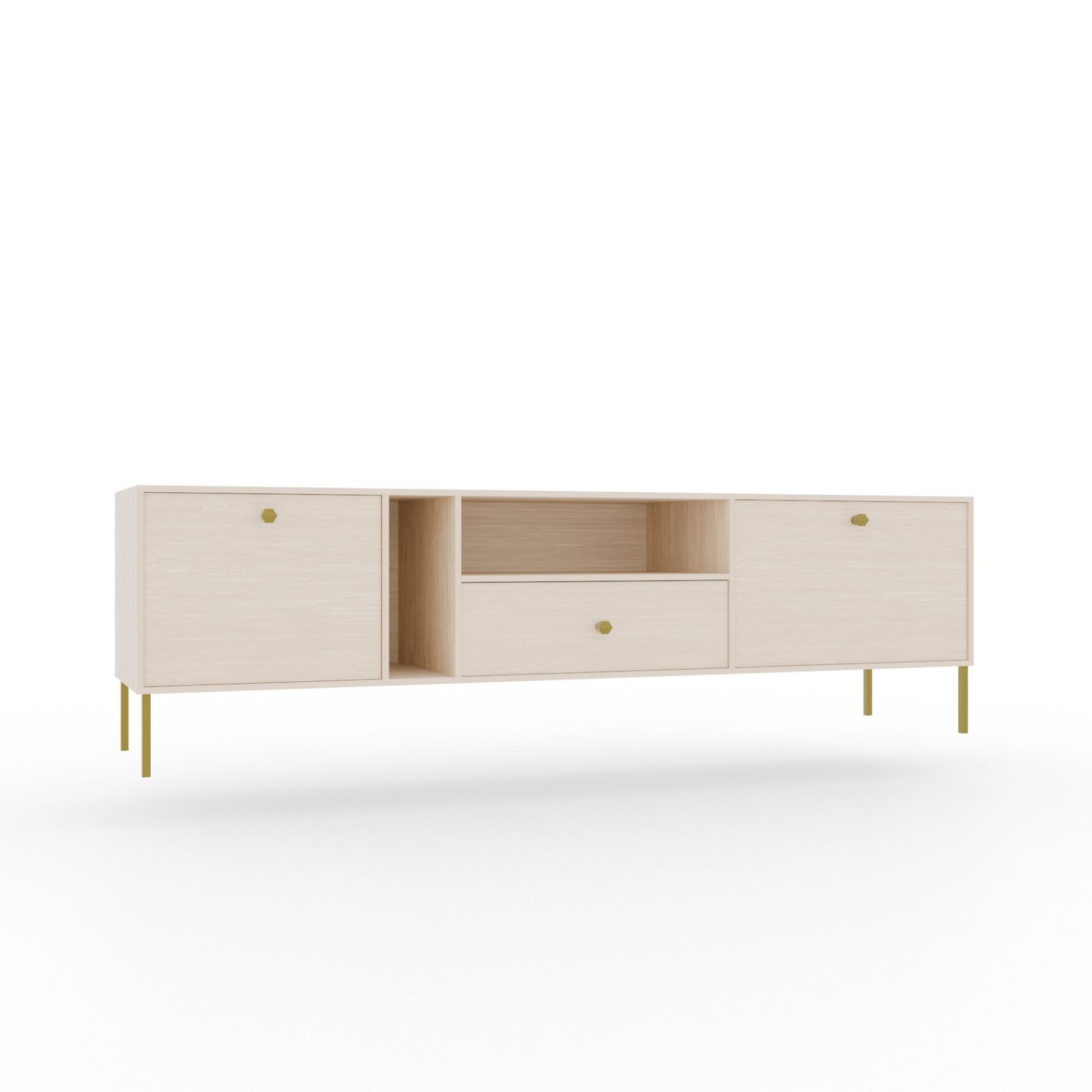 TV cabinet 2D 1S Tili Sand Beige ADRK - Image 2