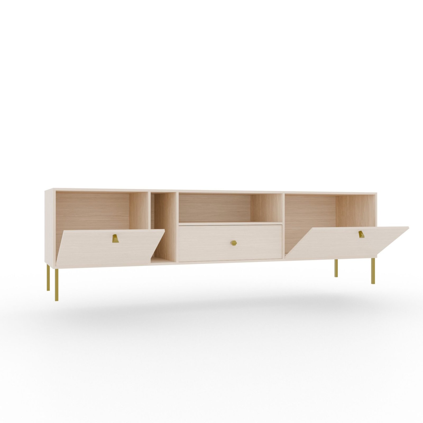 TV cabinet 2D 1S Tili Sand Beige ADRK - Image 3