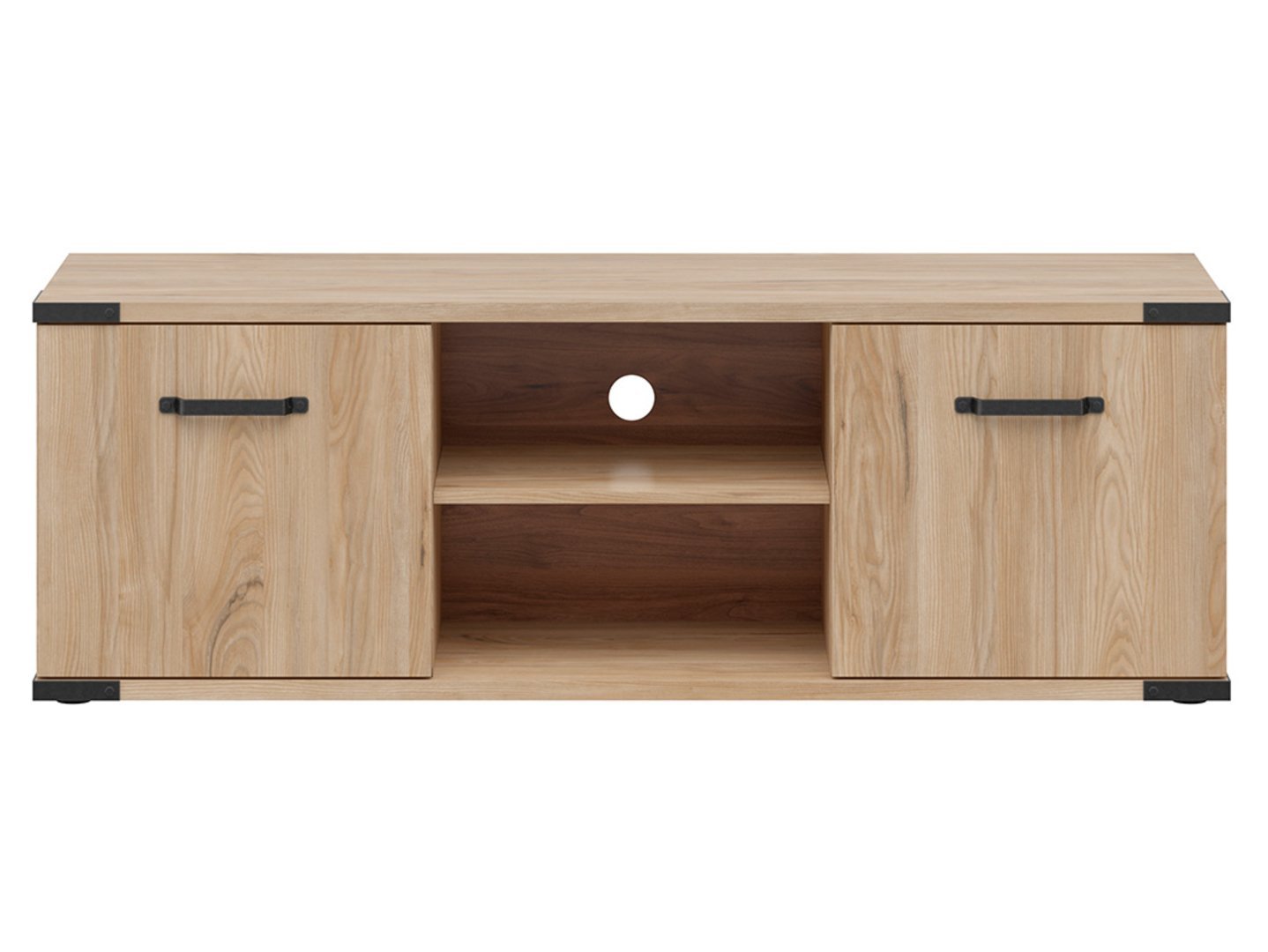 LARA two-door TV cabinet 150 cm Belarusian ash - Image 2