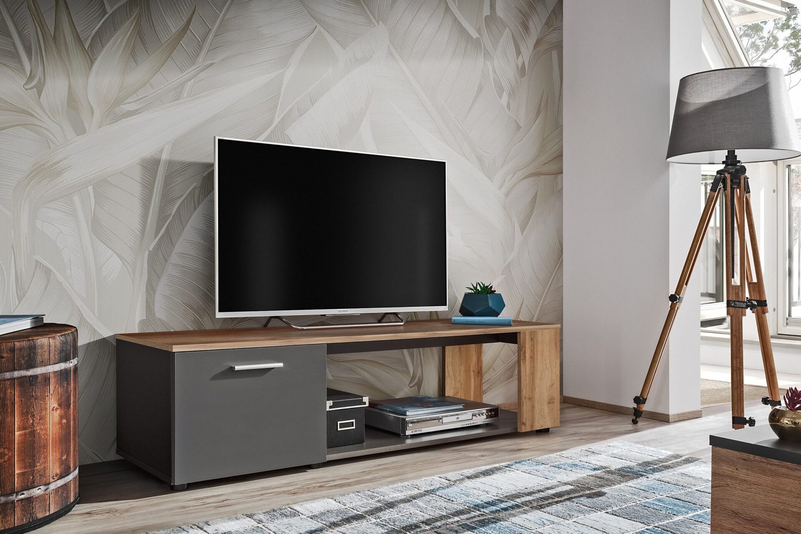Maze I TV cabinet, white, ASM