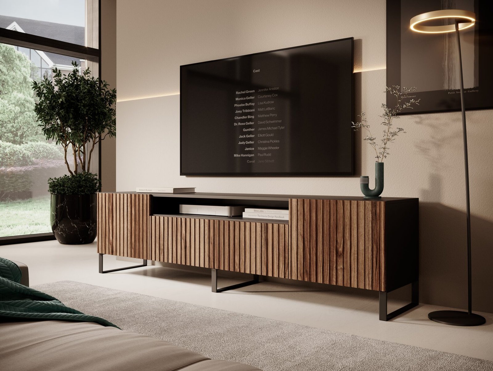 Miro TV stand black/Catania ADRK - Image 3