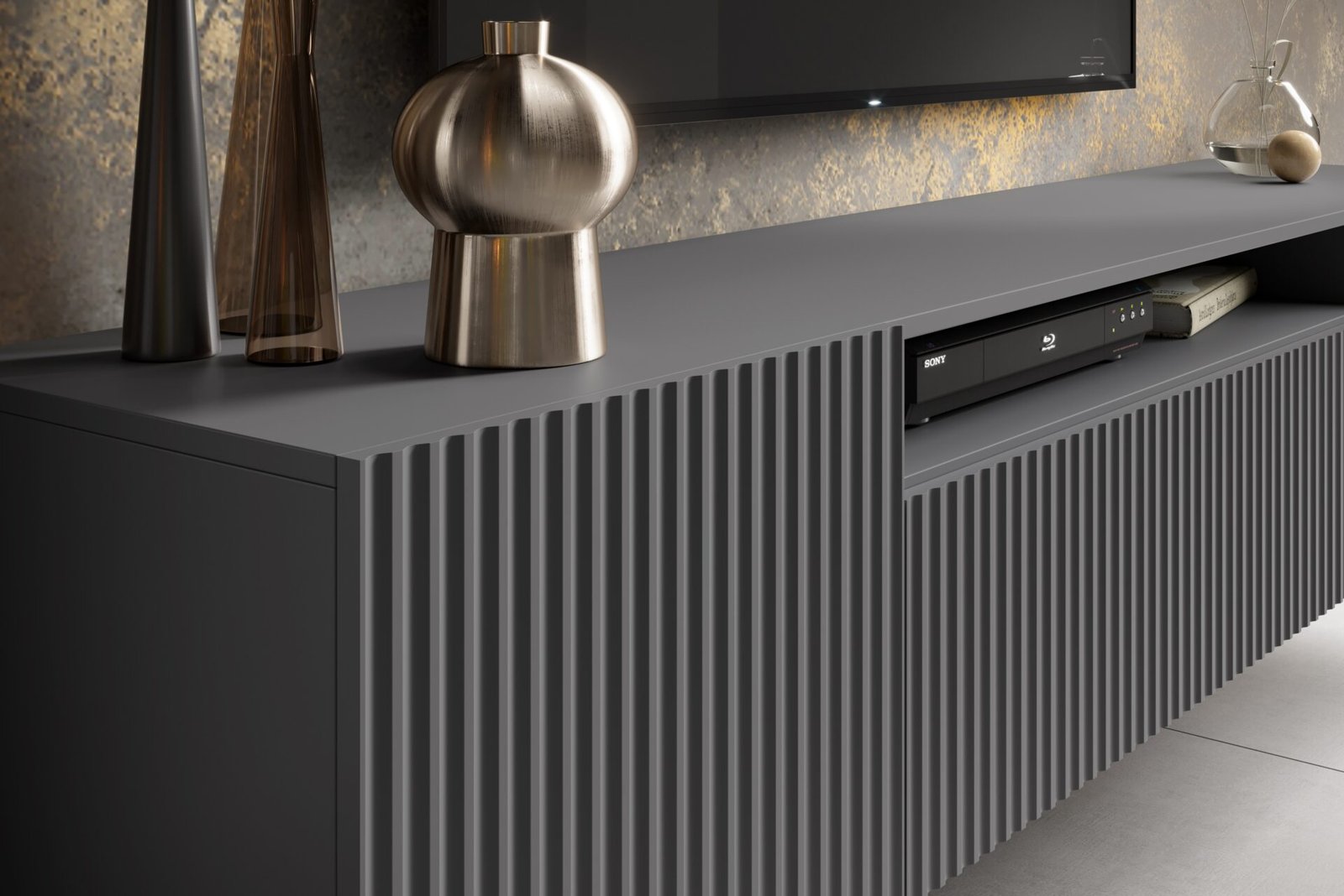 NOEMI TV cabinet hanging graphite ADRK - Image 4