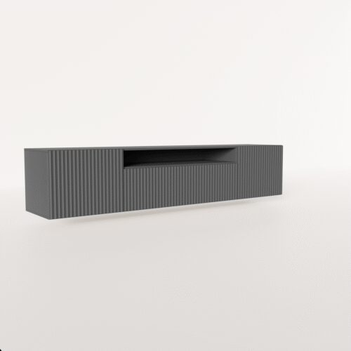 NOEMI TV cabinet hanging graphite ADRK