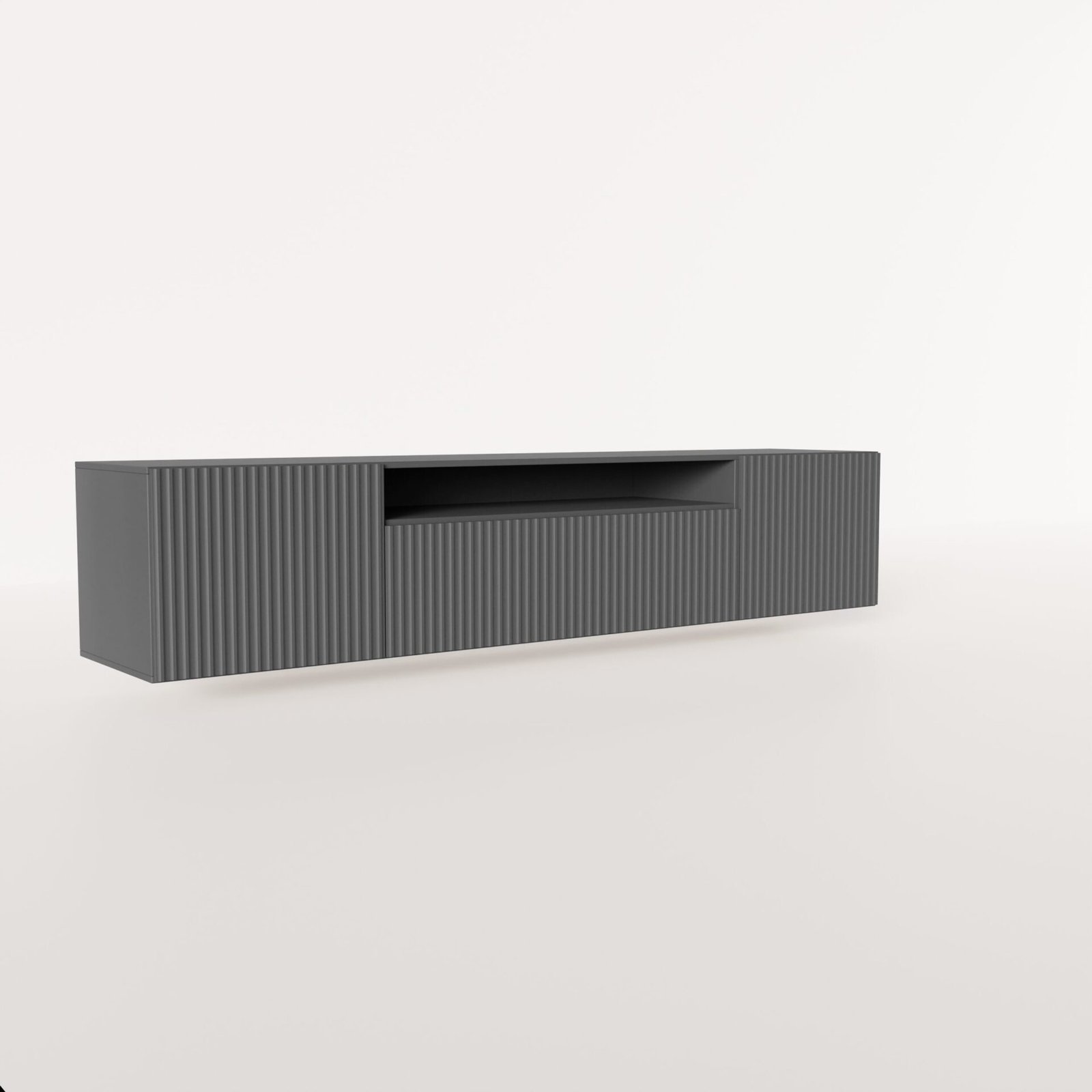 NOEMI TV cabinet hanging graphite ADRK
