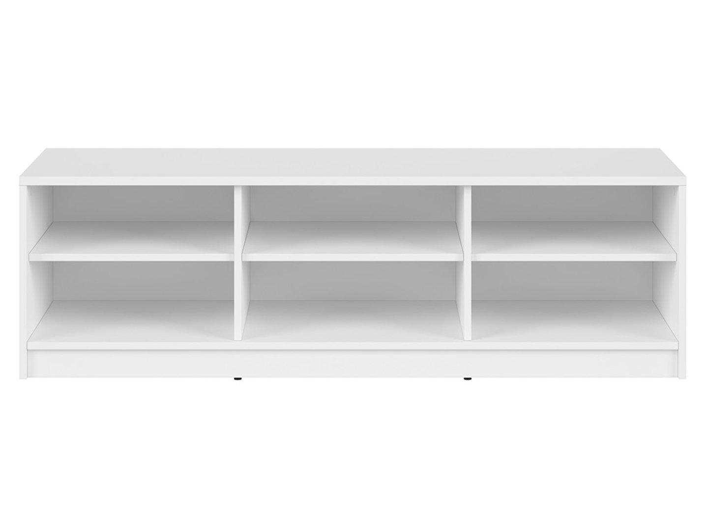 NEPO PLUS open TV cabinet, 138.5 cm, white - Image 2