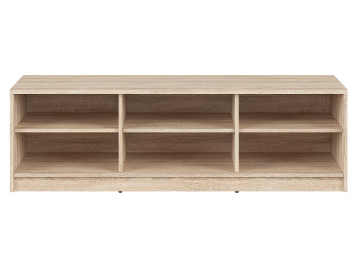 NEPO PLUS open TV cabinet, 138.5 cm, Sonoma oak - Image 2