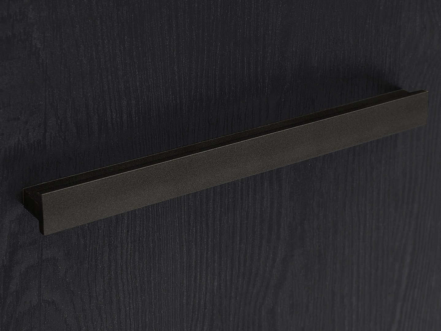 TV cabinet with two drawers BALIN 140 cm monastery oak/black oak - Image 3