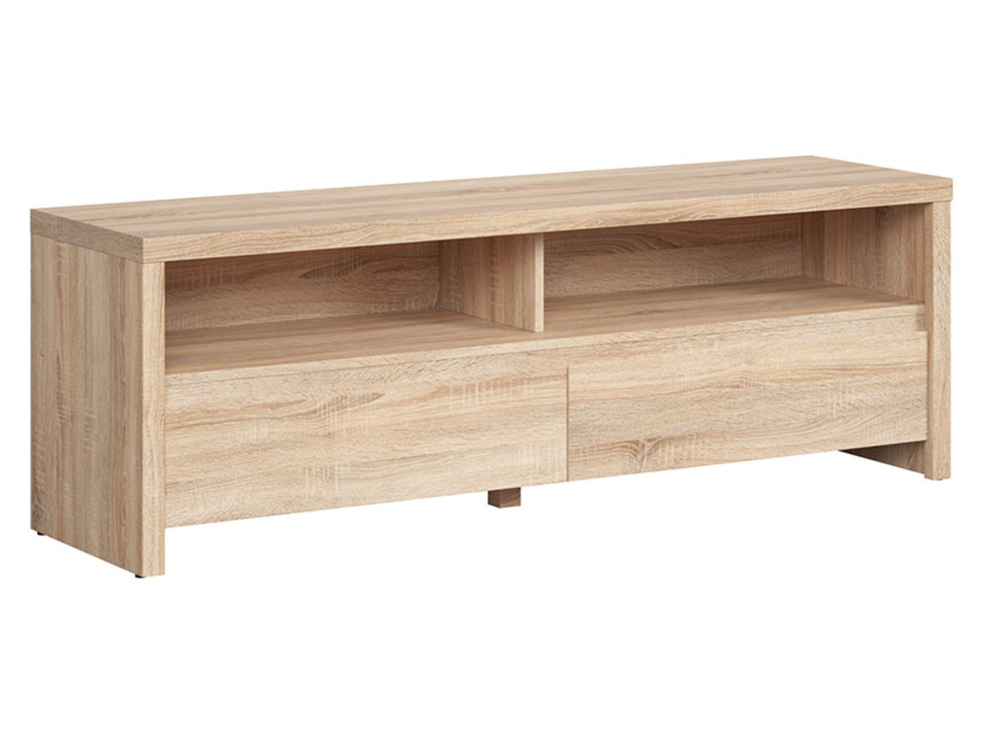 TV cabinet with two drawers KASPIAN 143.5 cm Sonoma oak/Sonoma oak