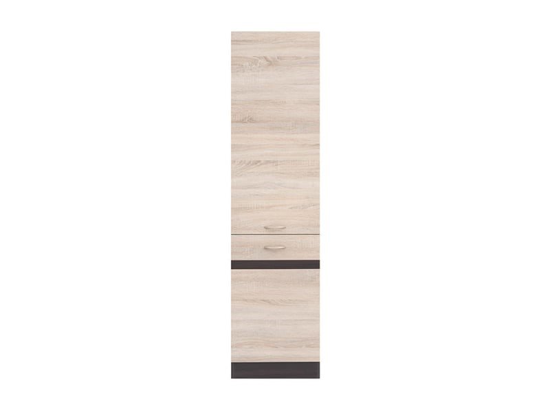 Tall kitchen cabinet, right column, 50x195 cm, JUNONA LINE, wenge/sonoma oak - Image 2