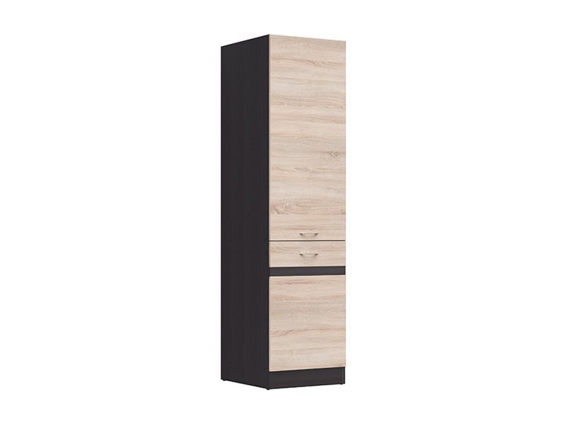 Tall kitchen cabinet, right column, 50x195 cm, JUNONA LINE, wenge/sonoma oak