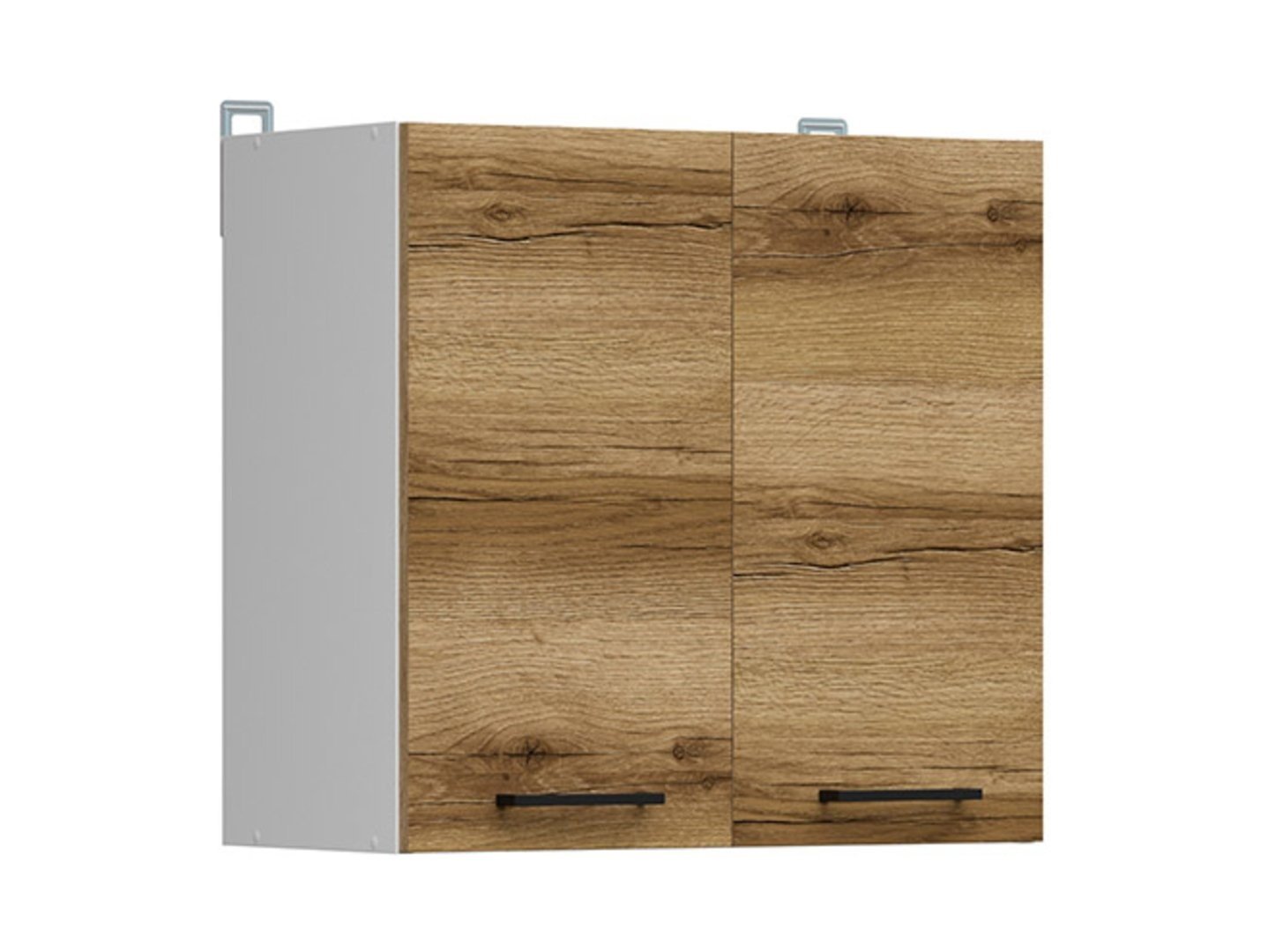 Wall cabinet 60x57 cm JUNONA LINE white/light Delano oak